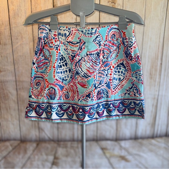 Lilly Pulitzer Pants - Lilly Pulitzer Women’s Marigold Skort Skirt Shell Me About it Size 4